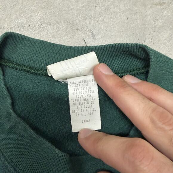 Vintage Guy Harvey Mens Snook Mural Fish Pullover Sweater Sweatshirt Size Large - Picture 6 of 6